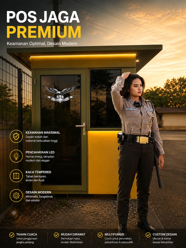 Pos satpam bukan sekadar kotak kecil tempat berteduh dari hujan. Ia adalah wajah pertama dari sebuah manajemen properti, representasi visual dari seberapa serius pengelola tempat tersebut menangani aspek keamanan, dan tentu saja, "jantung pertahanan" utama. Namun, selama bertahun-tahun, pengelola properti di Bandung terjebak dalam pola pikir lama: membangun pos satpam dari bata, semen, dan plesteran.