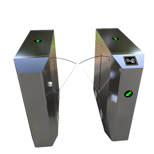 Flap Barrier One Channel dengan Sayap Transparan: Solusi Akses Kontrol Modern, Elegan, dan Terintegrasi