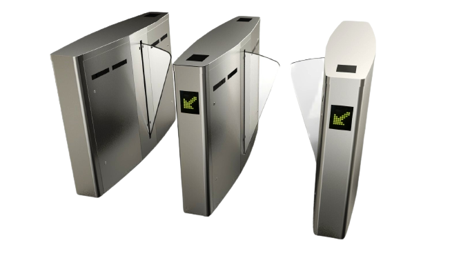 Flap Barrier 2 Channel dengan Sayap Transparan: Solusi Akses Ganda Berkapasitas Tinggi yang Elegan dan Cerdas