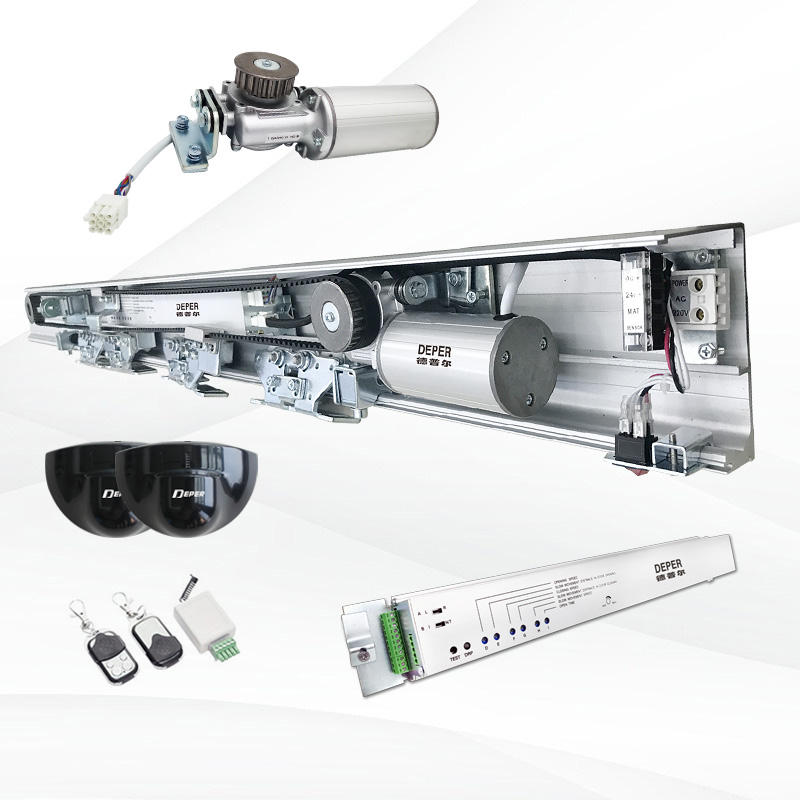 Mesin Pintu Kaca Otomatis Sliding Door Seri 125A & 125B (Paket Rel 4.2 Meter): Solusi Akses Mewah, Senyap, dan Tahan Lama
